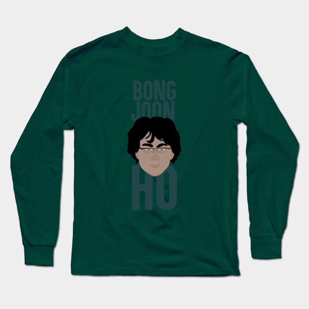 Bong Joon Ho Head Long Sleeve T-Shirt by JorisLAQ